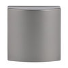 Cover plate 50x50 mm with Hinged Lid for data connection housing stainless steel - Pure Stainless Steel