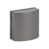 Cover plate 50x50 mm with Hinged Lid for data connection housing stainless steel - Pure Stainless Steel