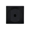 Cover plate with legend Loudspeaker Turn button anthracite - Platform 63