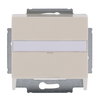 Cover plate with labelling field For data connection housing ivory white - Platform 63