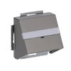 Cover plate with labelling field for data connection housing stainless steel - Pure Stainless Steel