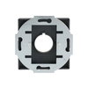Cover plate Pilot devices 1 gang black matt - Platform 63