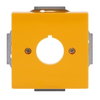 Cover plate Pilot devices 1 gang yellow - Platform 63