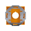Cover plate Pilot devices 1 gang yellow - Platform 63