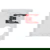 Cover plate Call module 1 gang Red studio white - Platform 63