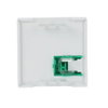Cover plate Reset / Green 1 gang  studio white - Platform 63