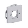 Cover plate XLR 1 gang aluminium silver - Platform 63