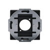 Cover plate XLR 1 gang black matt - Platform 63