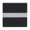Rocker with labelling field for Switch/push button, Single rocker anthracite - Platform 63