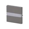 Rocker with labelling field for Switch/push button, Single rocker stainless steel - Pure Stainless Steel