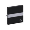 Rocker with labelling field and legend Symbol "bell" for Switch/push button, Single rocker black matt - Platform 63