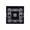 Rocker with labelling field and legend Symbol "bell" for Switch/push button, Single rocker black matt - Platform 63