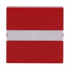 Rocker with labelling field for Switch/push button, Single rocker red - Platform 63