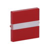 Rocker with labelling field for Switch/push button, Single rocker red - Platform 63