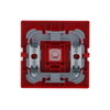 Rocker with labelling field for Switch/push button, Single rocker red - Platform 63