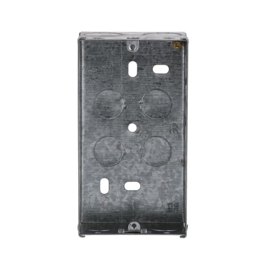 Mounting Box Shaver socket outlet 1 gang grey
