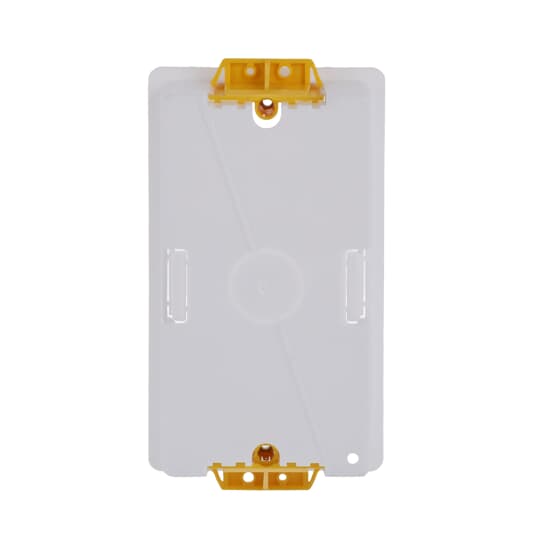 Mounting Box Shaver socket outlet 1 gang white