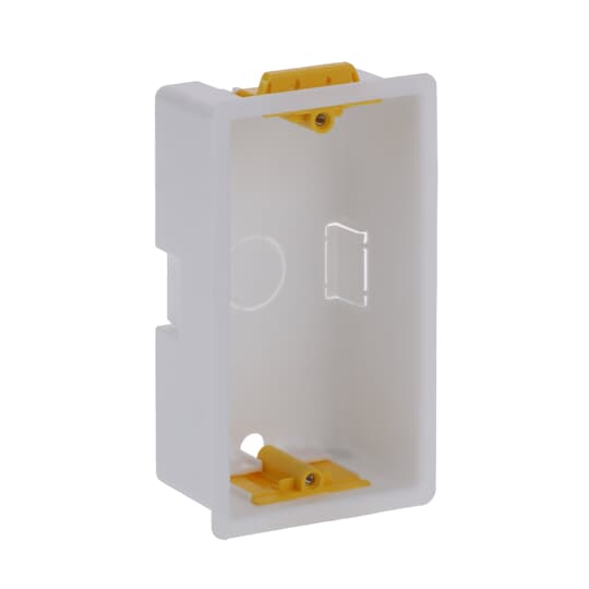 Mounting Box Shaver socket outlet 1 gang white – Görsel 3 / 4