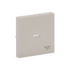 Rocker with legend Symbol "light" with Small Transparent Calotte for Switch/push button, Single rocker ivory white - Platform 63
