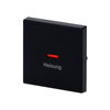 Rocker with legend Heizung with Small Red Calotte for Switch/push button, Single rocker anthracite - Platform 63
