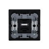 Rocker with legend Symbol "light" with Small Transparent Calotte for Switch/push button, Single rocker anthracite - Platform 63
