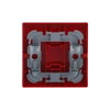 Rocker for Switch/push button, Single rocker red - Platform 63