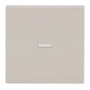 Rocker with Small Transparent Calotte for Switch/push button, Single rocker ivory white - Platform 63