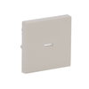 Rocker with Small Transparent Calotte for Switch/push button, Single rocker ivory white - Platform 63
