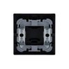 Rocker with legend Symbol "light" for Switch/push button, Single rocker anthracite - Platform 63