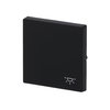 Rocker with legend Symbol "light" for Switch/push button, Single rocker black matt - Platform 63