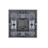 Rocker with legend Symbol "key" for Switch/push button, Single rocker aluminium silver - Platform 63