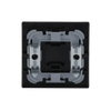 Rocker with legend Symbol "key" for Switch/push button, Single rocker black matt - Platform 63
