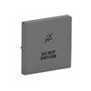 Rocker DND for Switch/push button, Single rocker grey metallic - Platform 63