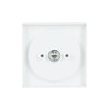 Cover plate with legend 0 ... 15 Min for Time switch, Turning handle studio white - Platform 63