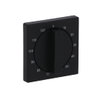 Cover plate with legend 0 ... 120 Min for Time switch, Turning handle black matt - Platform 63