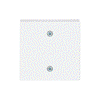 Cover plate for Pull-cord switch 2610/6 UC-xx, 2610/6 UJ-xx, Pull cord studio white - Platform 63