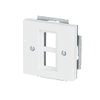 Cover plate Keystone 2 gang studio white matt - Platform 63