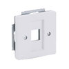 Cover plate Keystone 1 gang studio white matt - Platform 63