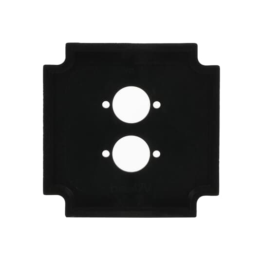 Socket Fixing Plate for Diode jacks 2 gang anthracite – Image 2 of 5