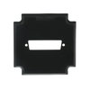 Socket Fixing Plate for D-sub-miniature 1 gang anthracite