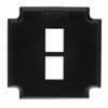 Socket Fixing Plate for Keystone 2 gang anthracite