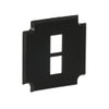 Socket Fixing Plate for Keystone 2 gang anthracite