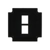Socket Fixing Plate for Keystone 2 gang anthracite