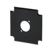 Socket Fixing Plate for XLR 1 gang anthracite