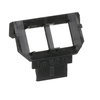 Socket Fixing Plate for Keystone 2 gang anthracite