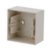 Mounting Box 1-gang ivory white - future linear