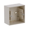 Mounting Box 1-gang ivory white - future linear