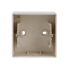 Mounting Box 1-gang ivory white - future linear