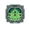 SCHUKO® Socket insert with legend SV green - Platform 63