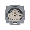 SCHUKO® Socket insert with legend EDV Safety Shutter aluminium silver - Platform 63